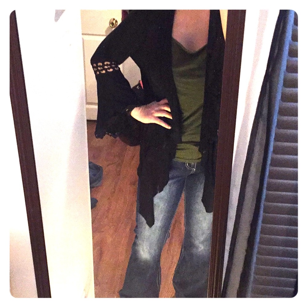 Asymmetrical cardigan